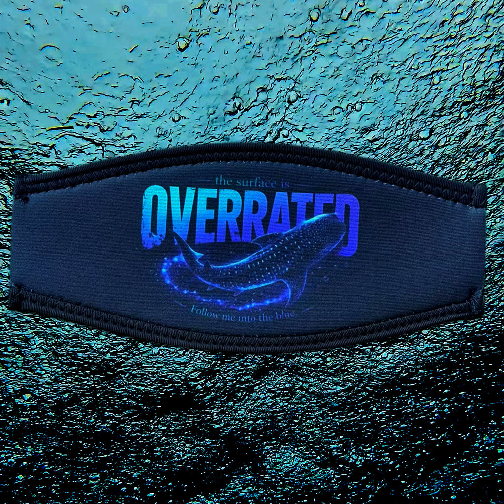 Surface Is Overrated | Whale Shark Dive Mask Strap